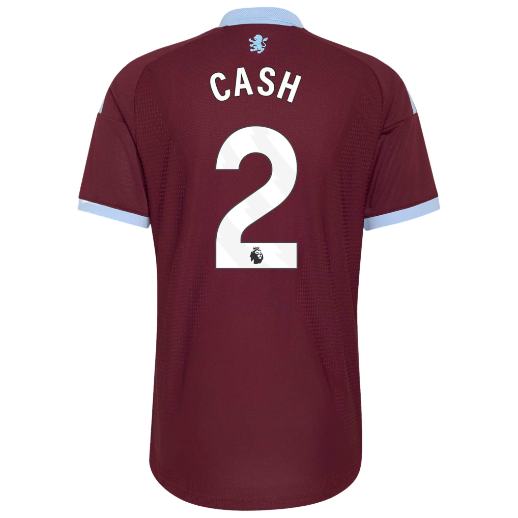 Aston Villa 2026/27 #2 Matty Cash EPL Home Jersey - Player Version Football Shirt-Slim Fit