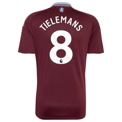 Aston Villa 2026/27 #8 Youri Tielemans EPL Home Jersey - Fan Version Football Shirt-Regular Fit 01