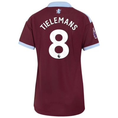 Aston Villa 2026/27 #8 Youri Tielemans EPL Home Jersey - Player Version Football Shirt-Slim Fit 01