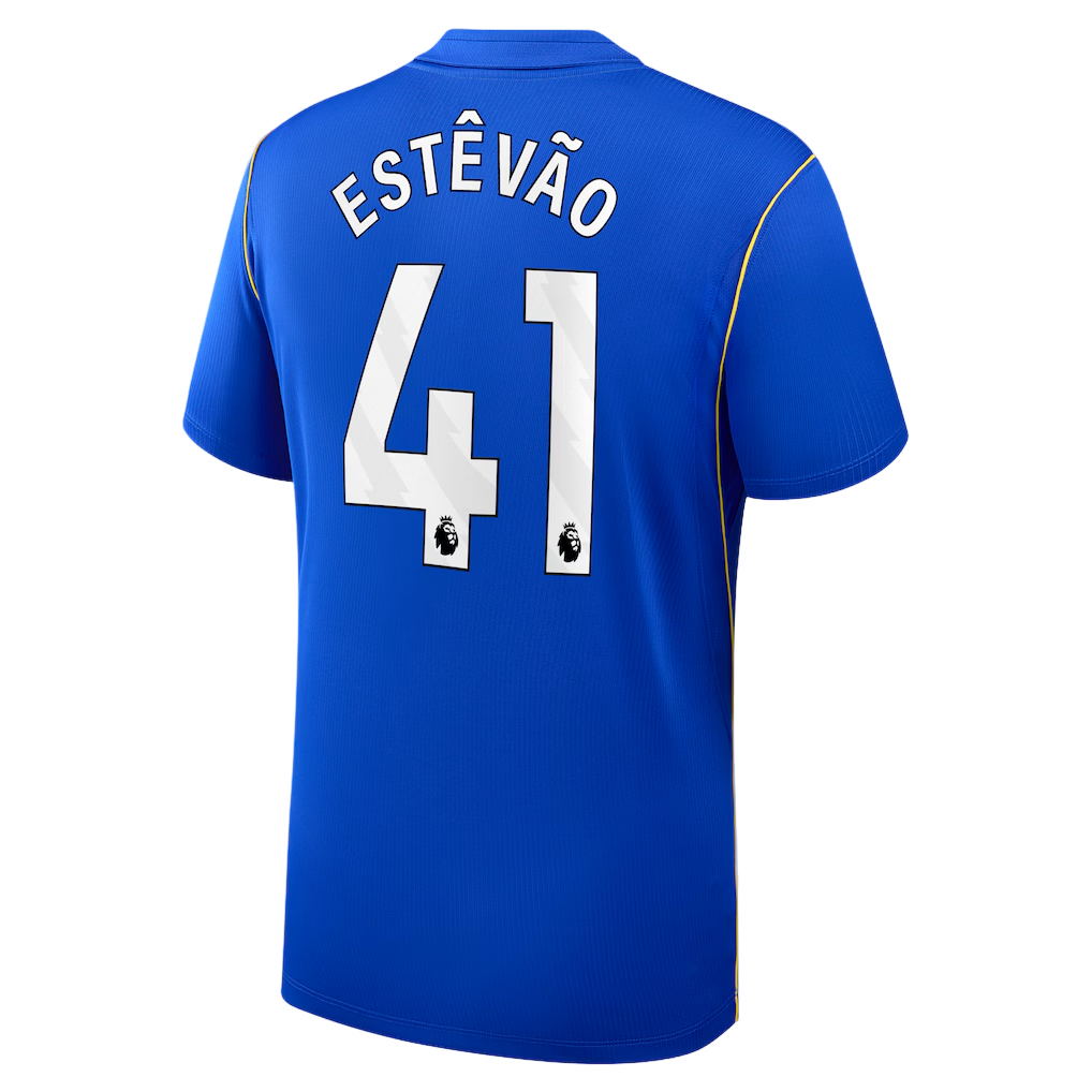 Chelsea 2026/27 #41 Estêvão Willian EPL Home Jersey - Fan Version Football Shirt-Regular Fit
