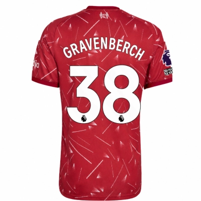 Liverpool 2026/27 #38 Ryan Gravenberch EPL Home Jersey - Fan Version Football Shirt-Regular Fit 01