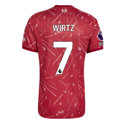 Liverpool 2026/27 #7 Florian Wirtz EPL Home Jersey - Fan Version Football Shirt-Regular Fit 01