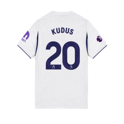 Tottenham Hotspur 2026/27 #20 Mohammed Kudus EPL Home Jersey - Fan Version Football Shirt-Regular Fit 01