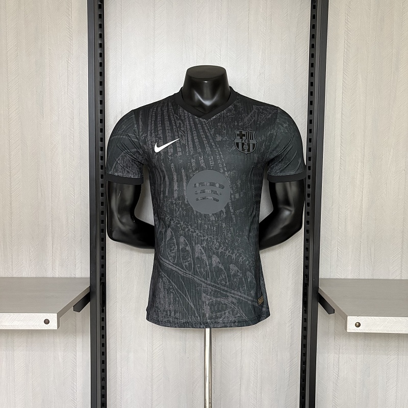 Barcelona  2026/27  Black Jersey - Player Version Football Shirt-Slim Fit