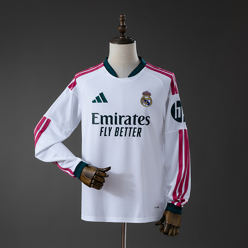 Real Madrid 2026/27 Home Jersey - Fan Version Football long-sleeved Fit