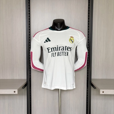 Real Madrid 2026/27 Home Jersey - Player Version Football long-sleeved Fit 01
