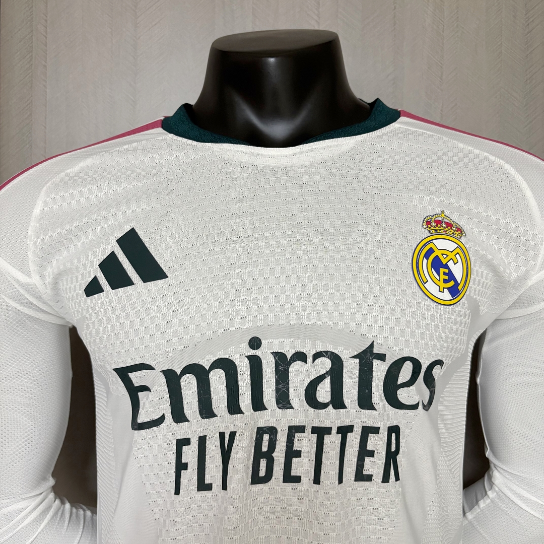 Real Madrid 2026/27 Home Jersey - Player Version Football long-sleeved Fit