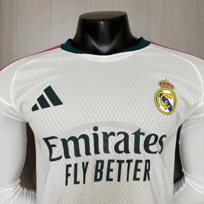 Real Madrid 2026/27 Home Jersey - Player Version Football long-sleeved Fit 02