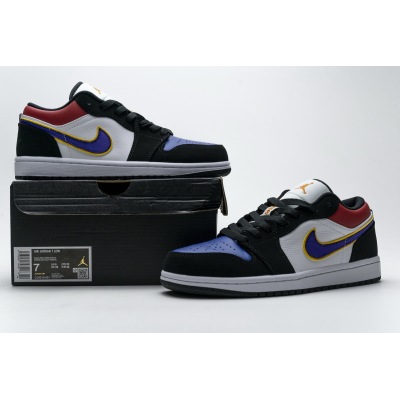 Air Jordan 1 Low Lakers Top 3 CJ9216-051 02