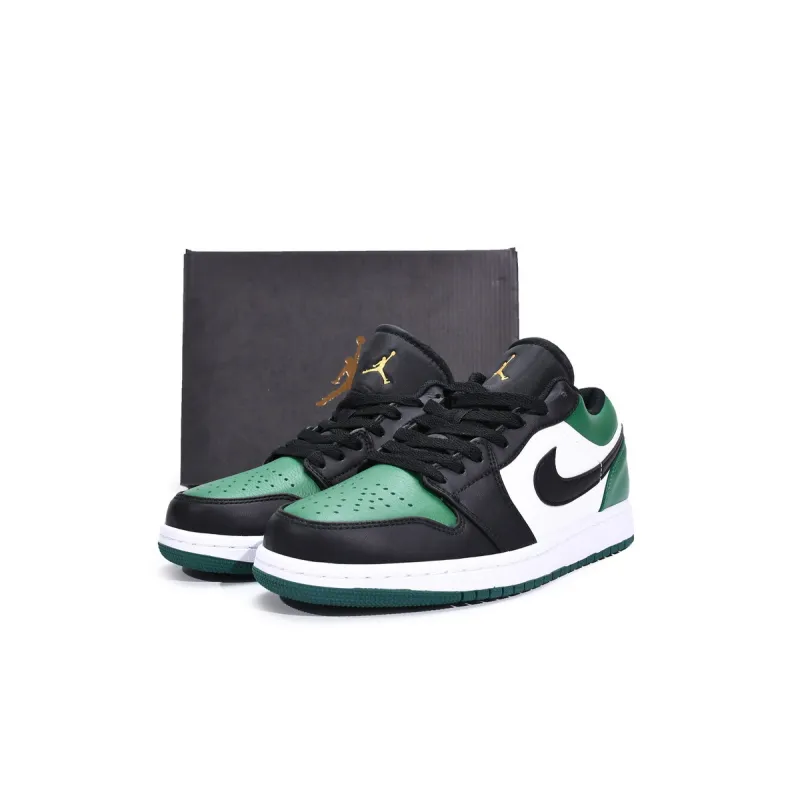 jordan 1 low green toe
