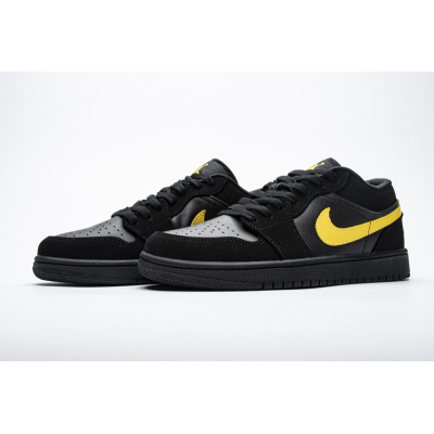 Air Jordan 1 Low Black Gold 553558-071 02