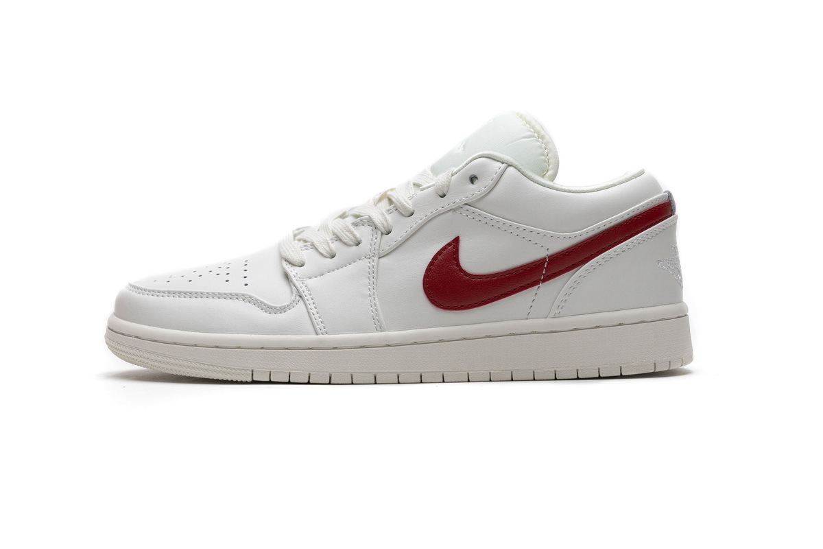  Air Jordan 1 Low Milk White Red AQ9941-161 ??