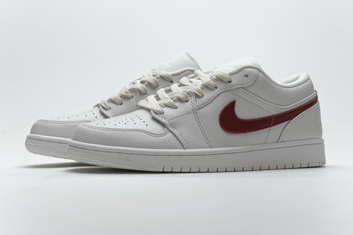  Air Jordan 1 Low Milk White Red AQ9941-161 ??
