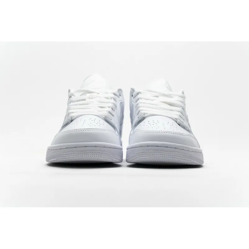 Jordan 1  Triple White Low