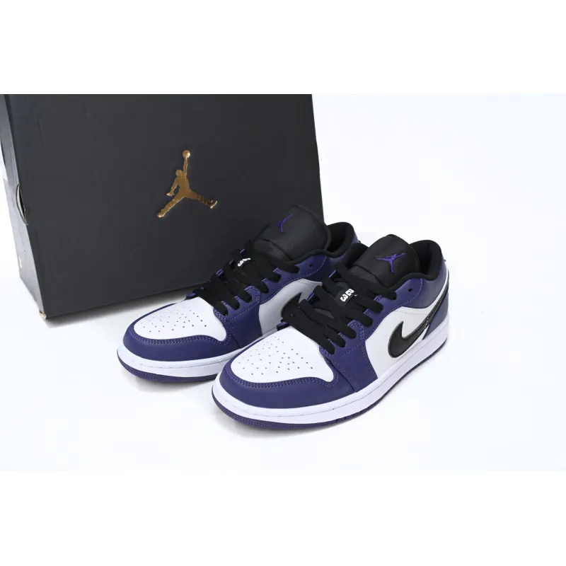 court purple jordan 1 low