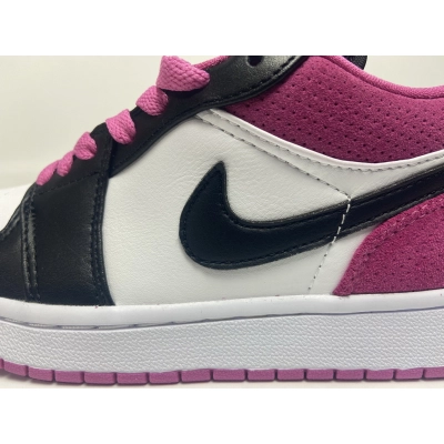 Jordan 1 Low Black Active Fuchsia CK3022-005 02
