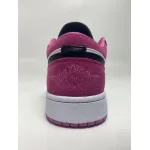 Jordan 1 Low Black Active Fuchsia Men