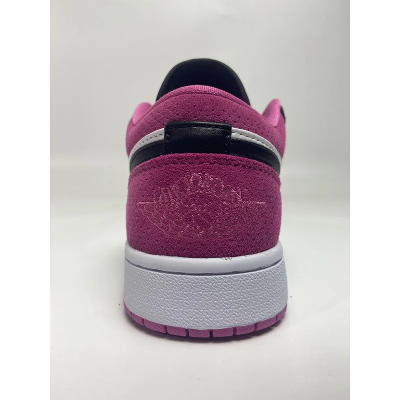 Jordan 1 Low Black Active Fuchsia Men