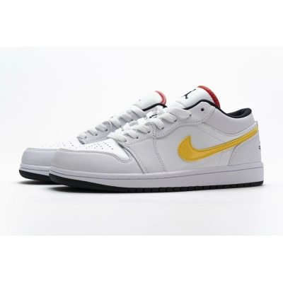 Air Jordan 1 Low White Multi-Color CW7009-100 02