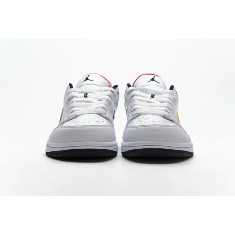 Air Jordan 1 Low White Multi-Color CW7009-100