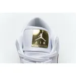 Air Jordan 1 Low White Metallic Gold CZ4776-100??nike