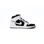 Jordan 1 Mid White Black 554724-113