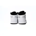 Jordan 1 Mid White Black 554724-113