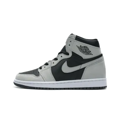 Air Jordan 1 Shadow 2.0 Black Light Smoke Grey 555088-035  01
