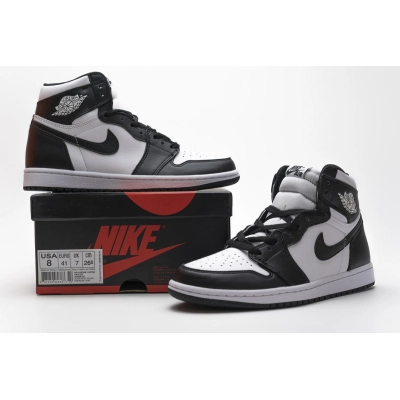 Air Jordan 1 Retro High OG Black White 555088-010 02