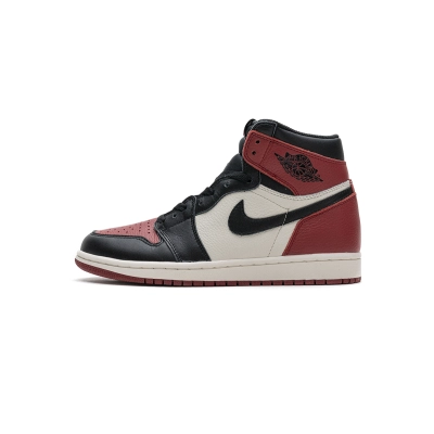 Air Jordan 1 High OG“Bred Toe” 555088-610  01