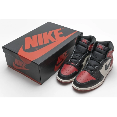 Air Jordan 1 High OG“Bred Toe” 555088-610  02