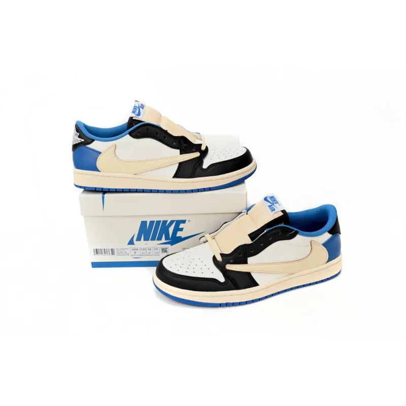 Air Jordan 1 Low Fragment X Travis Scott DM7866-140