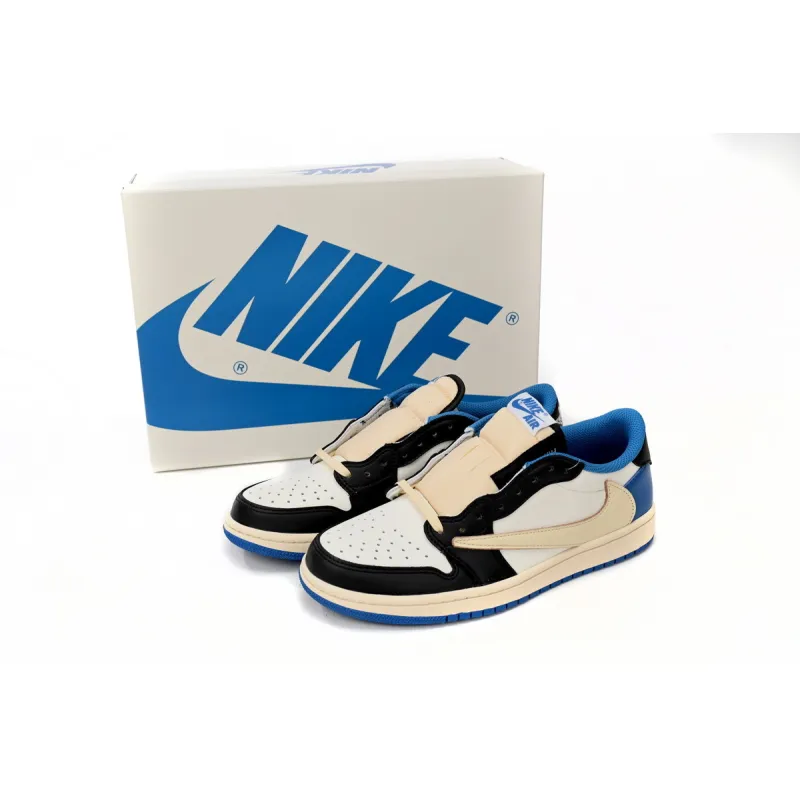 Air Jordan 1 Low Fragment X Travis Scott DM7866-140