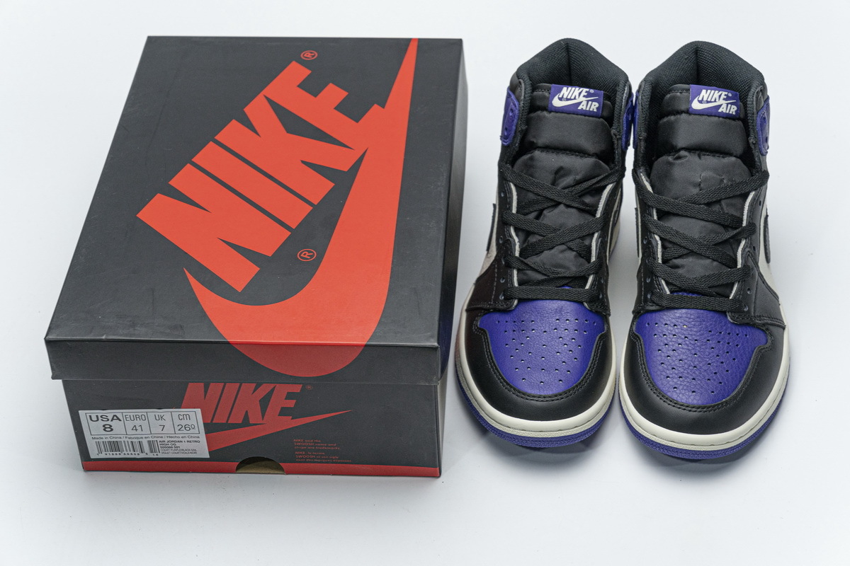 Air Jordan 1 OG Hi Retro Court Purple 555088-501 ??
