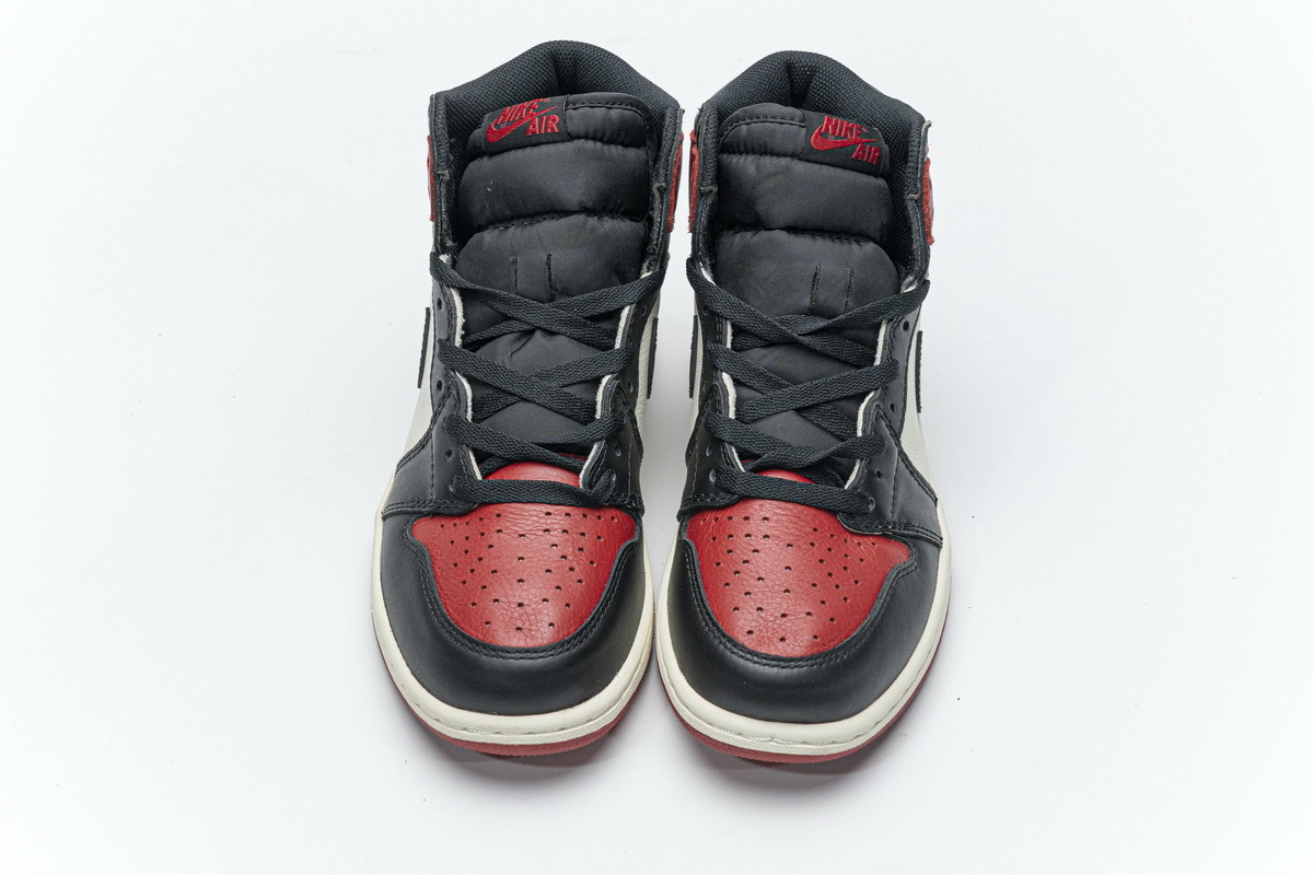 Air Jordan 1 High OG Bred Toe 555088-610 ??