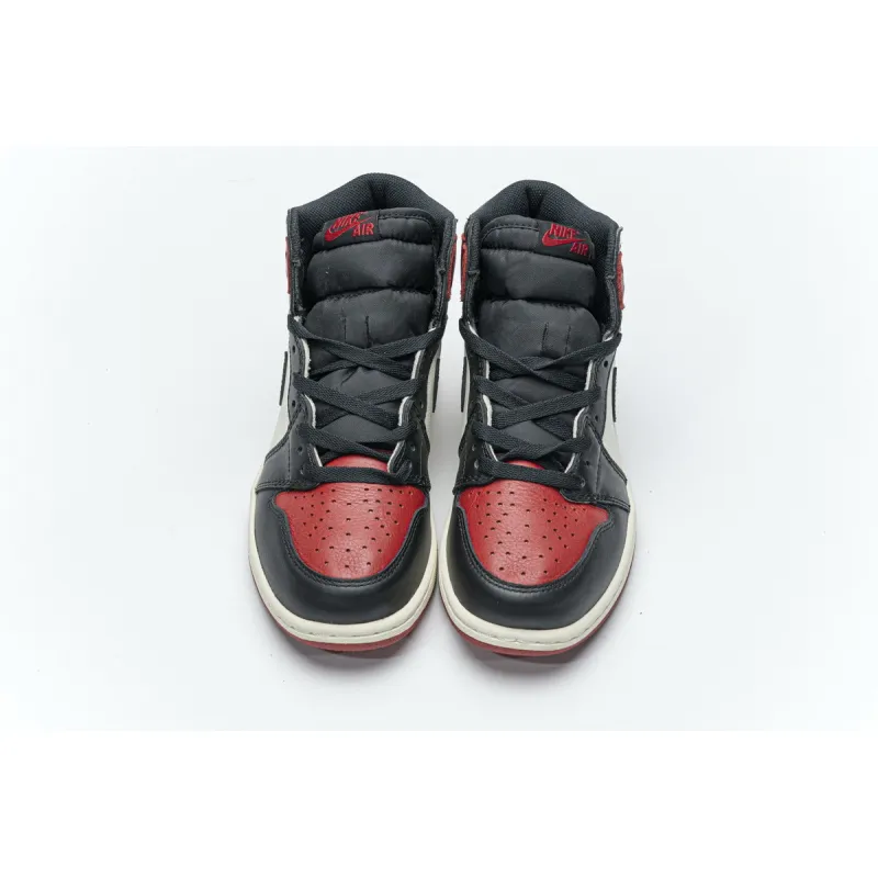 Air Jordan 1 High OG Bred Toe 555088-610 ??