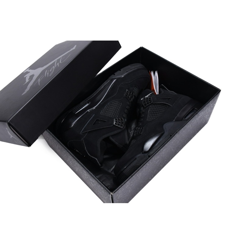 black cats jordan 4 reps