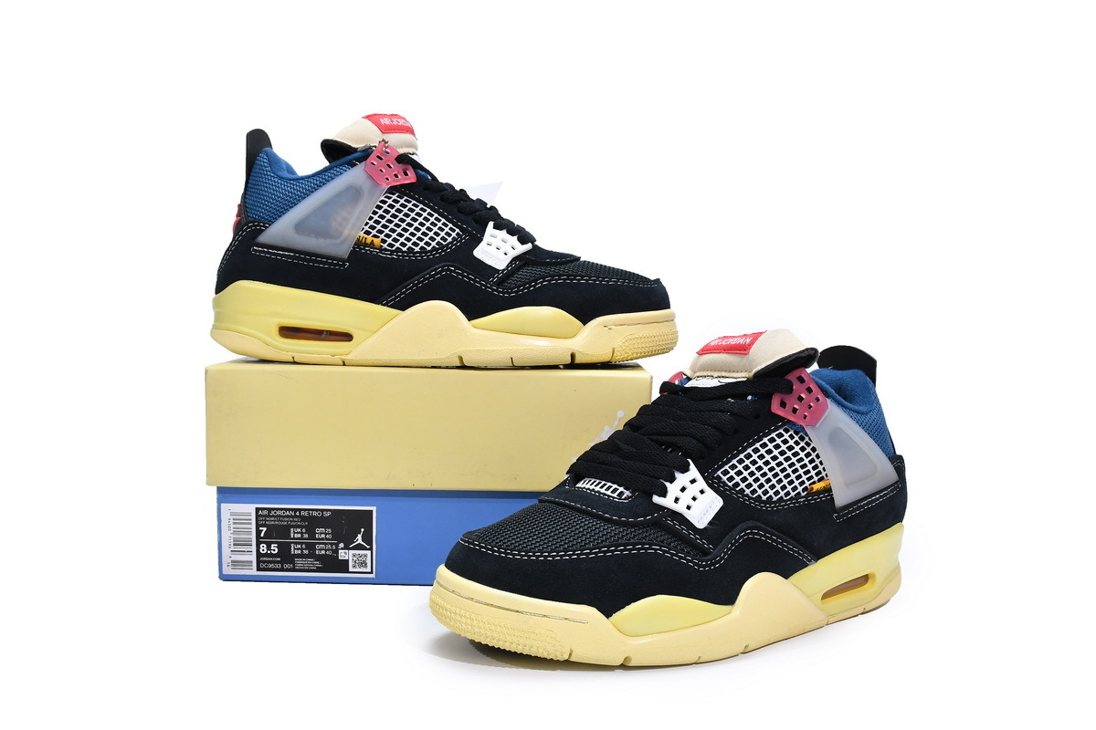 Union LA x Air Jordan 4 Retro SP Off Noir Black DC9533-001 ??