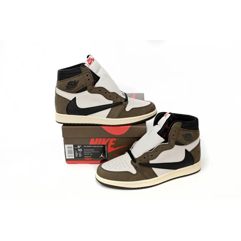 Travis Scott x Air Jordan 1 Retro High OG Mocha CD4487-100