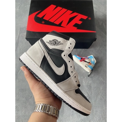 Air Jordan 1 Shadow 2.0 Black Light Smoke Grey 555088-035  02