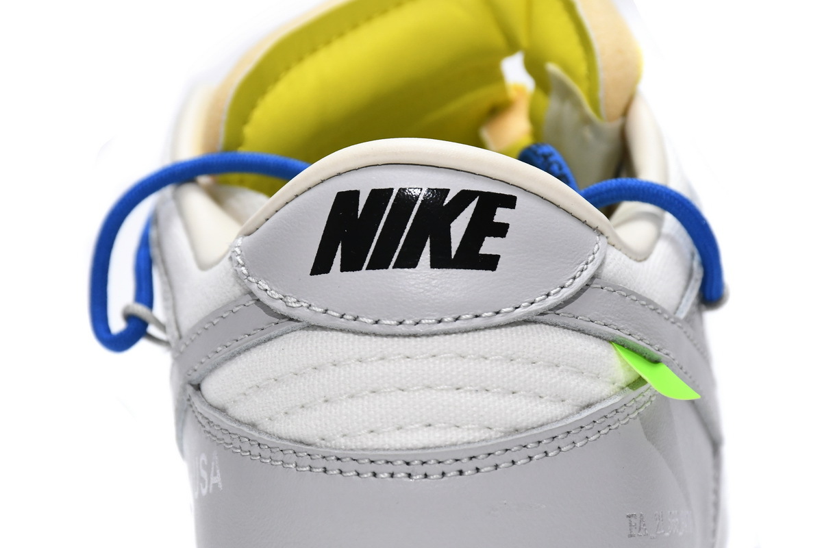 OFF WHITE x Nike Dunk SB Low white grey blue orange DM1602-112 ?OFF WHITE x Nike Dunk SB Low White Grey Blue Orange - Crew Kicks?OFF WHITE x Nike Dunk SB Low White Grey Blue Orange