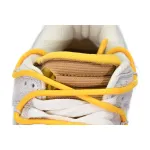 OFF WHITE x Nike Dunk SB Low white yellow grey DJ0950-109 ??