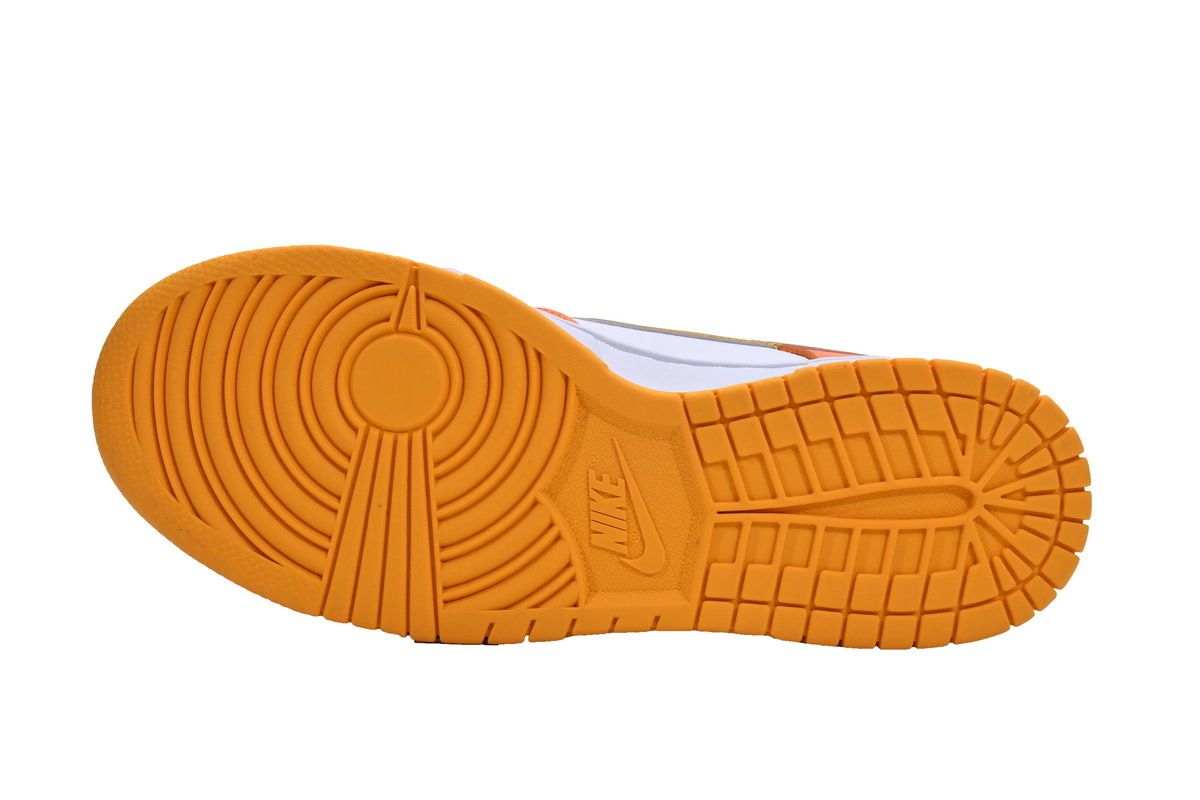 Nike Dunk Low White/Orange Blaze-Gold CU1726-002 ??