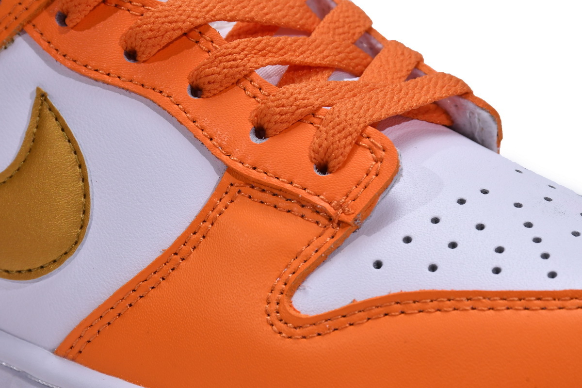 Nike Dunk Low White/Orange Blaze-Gold CU1726-002 ??