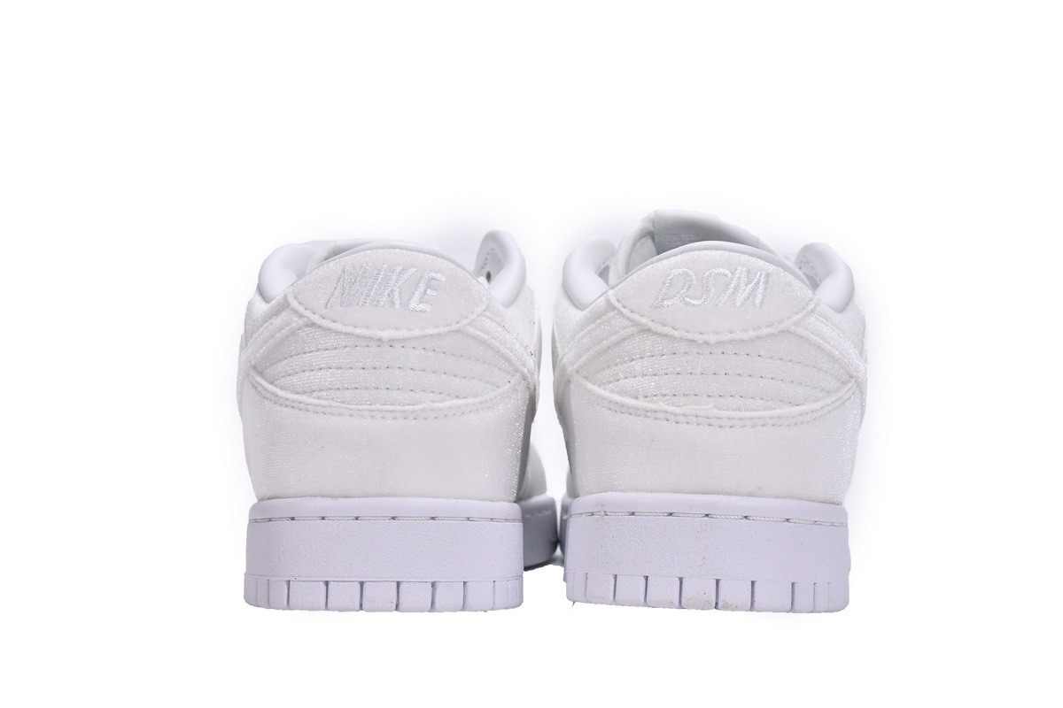 triple white dunks 2021