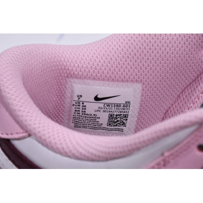 Nike Dunk Low Pink Foam Red White CW1590-601  02