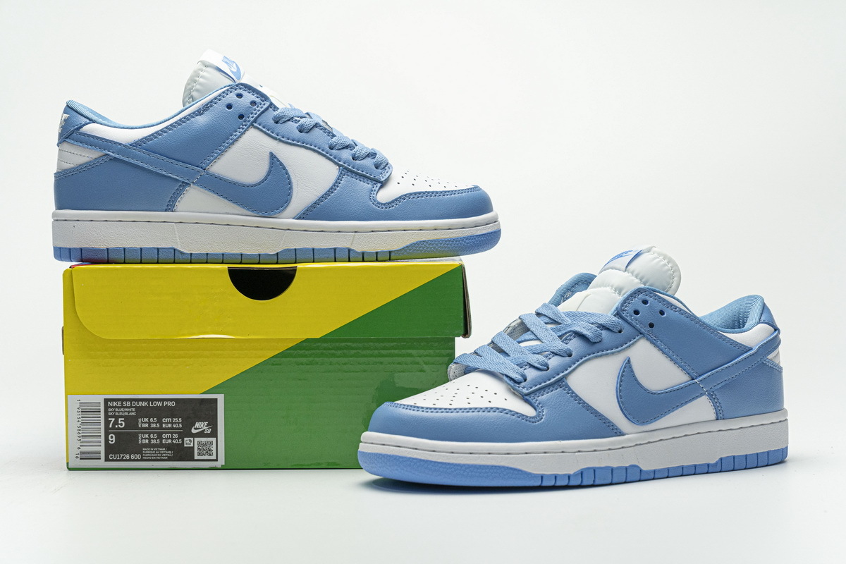 Nike SB Dunk Low Pro White Blue CU1726-600 ?Mens Womens Nike Dunk Low Blue And White - Crew Kicks ?Mens Womens Nike Dunk Low Blue And White,blue and white dunks,nike dunk low blue and white