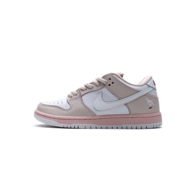  Womens Nike SB Dunk Low PRO OG QS "Pink Pigeon" BV1310-012  01