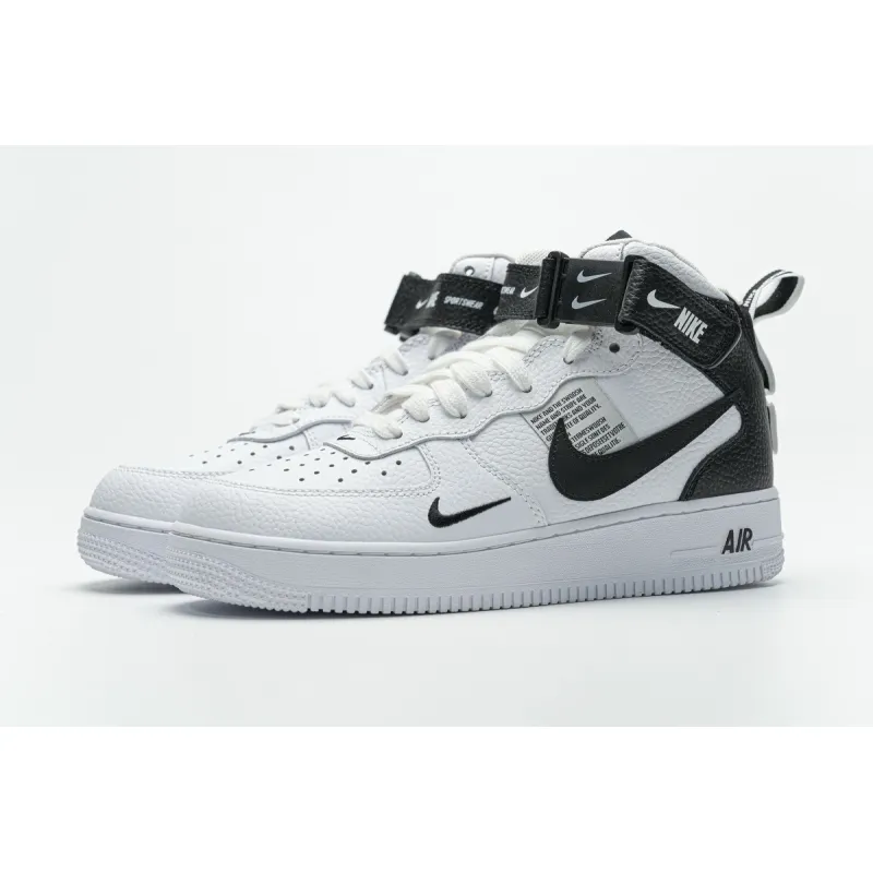 Nike Air Force 1 Mid 07 LV8 Utility White Black 804609-103