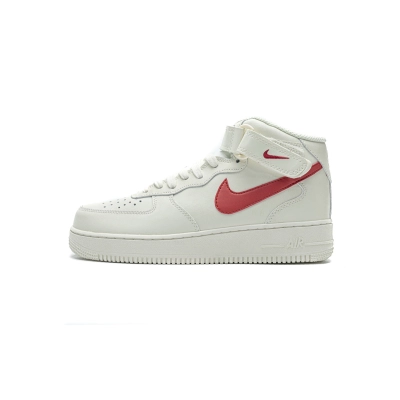 Nike Air Force 1 Mid ‘07 Sail University Red 315123-126  01